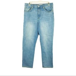 Ella Moss High Waist Straight Jeans